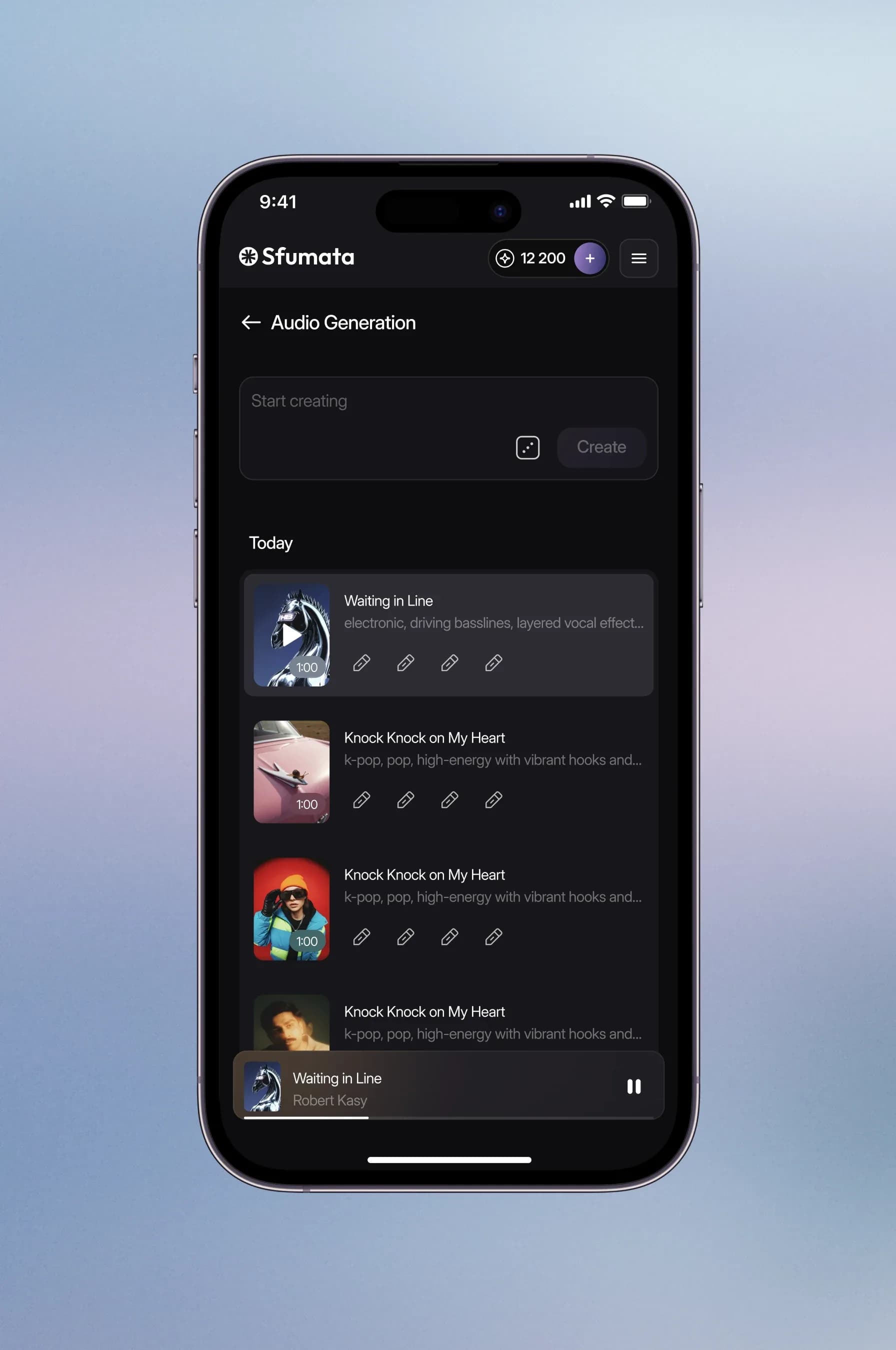 Генерация аудио в Telegram Mini App